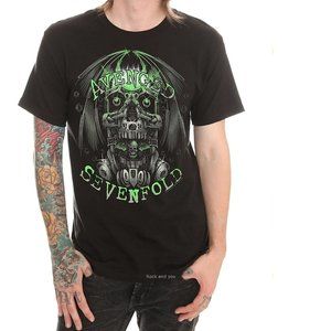 Avenged Sevenfold Engine Logo A7X heavy metal rock Official T-Shirt S NWT